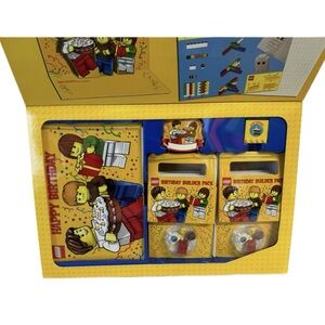 LEGO Happy Birthday Celebration Set - with Party Invitations and Minifigs
